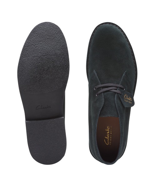 「Clarks」 ハイカットスニーカー UK6 ブラック メンズ_画像7