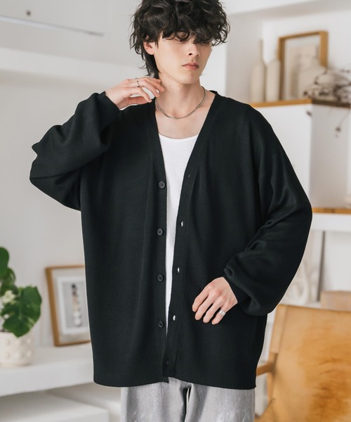 ロペ 23AW 別注 MITAKE BUTTON カーディガン 長袖 F 黒 110200393103523.05.-_1.jpg