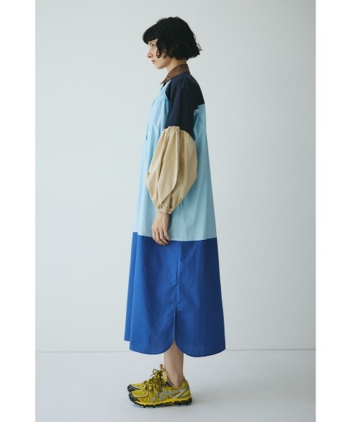 HeRIN.CYE ワンピース Color block dress カラーブロックドレス