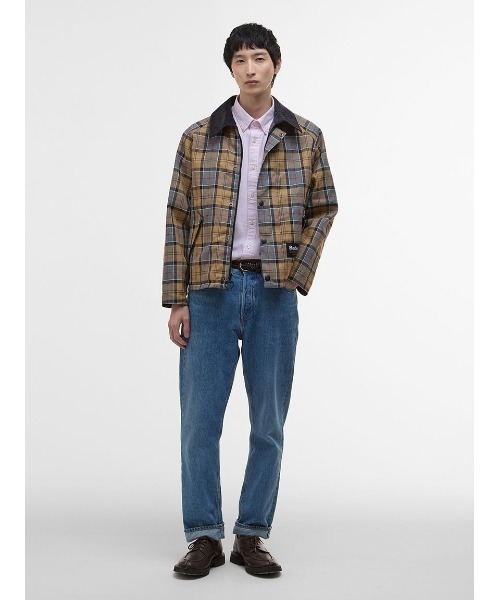 【美品】Barbour 別注　トランスポート　サイズ40 チェック柄リバーシブル Barbour（バブアー） コート ジャケット 「TRANSPORT / トランスポート