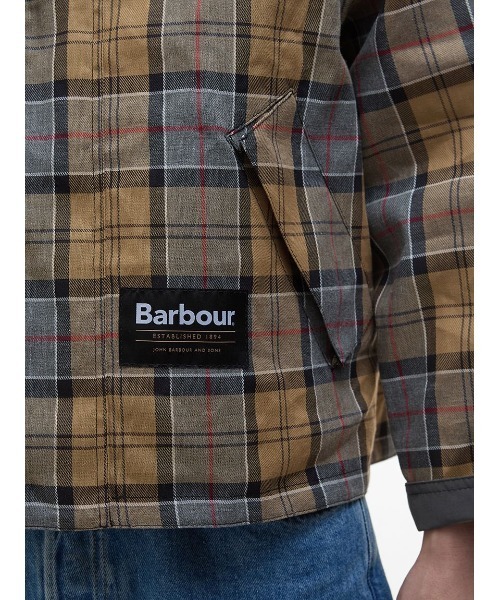 【美品】Barbour 別注　トランスポート　サイズ40 チェック柄リバーシブル Barbour（バブアー） コート ジャケット 「TRANSPORT / トランスポート