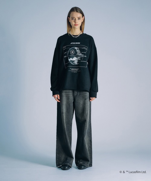 「selle glant」 スウェットカットソー LARGE ブラック メンズ_画像7