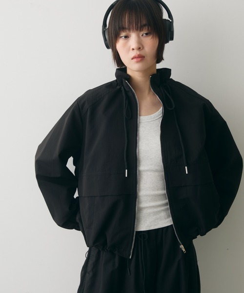 イギリス製　ハイネックジップブルゾン full/fill. ブルゾン アウター high neck zip bluson / ハイネック