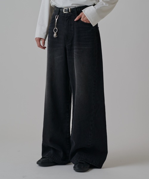 Lui's（ルイス） ジーンズ ワイドフィットデニムパンツ メンズ