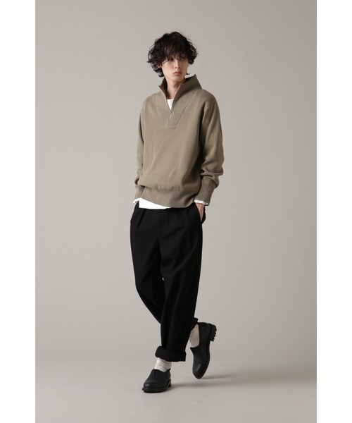 「MHL.」 長袖ニット LARGE チャコール メンズの画像