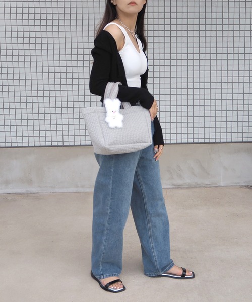 「minia」 フラットサンダル LL シルバー レディース_画像9