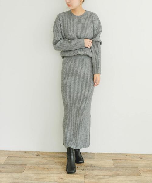 「ITEMS URBANRESEARCH」 セットアップ FREE グレー レディース_画像7