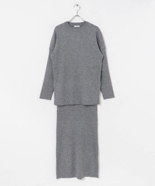 「ITEMS URBANRESEARCH」 セットアップ FREE グレー レディース_画像8