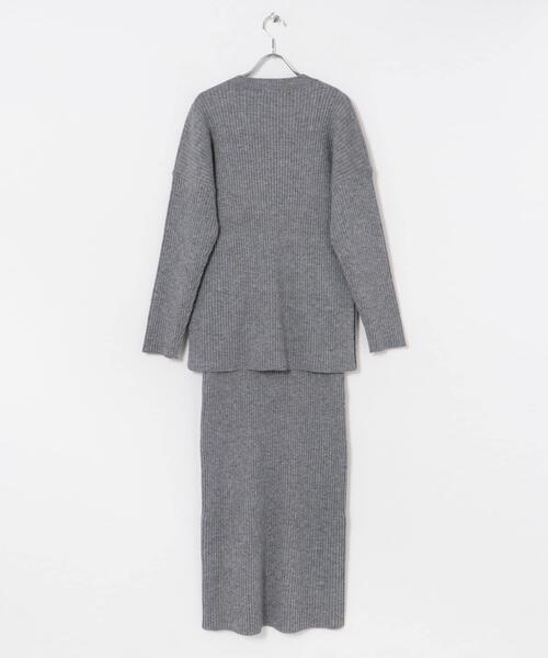 「ITEMS URBANRESEARCH」 セットアップ FREE グレー レディース_画像9