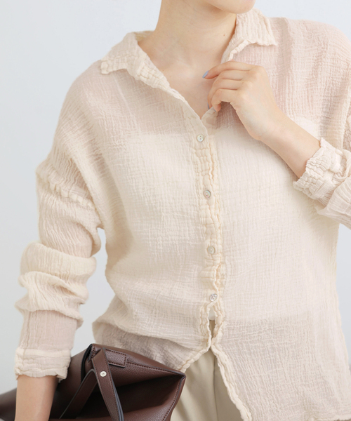 ブラウス シャツ LES ATELIERS FRANCAIS DE CONFECTION Blouse Desert PE26BLDESERTGDCの画像