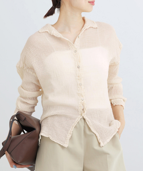 ブラウス シャツ LES ATELIERS FRANCAIS DE CONFECTION Blouse Desert PE26BLDESERTGDCの画像
