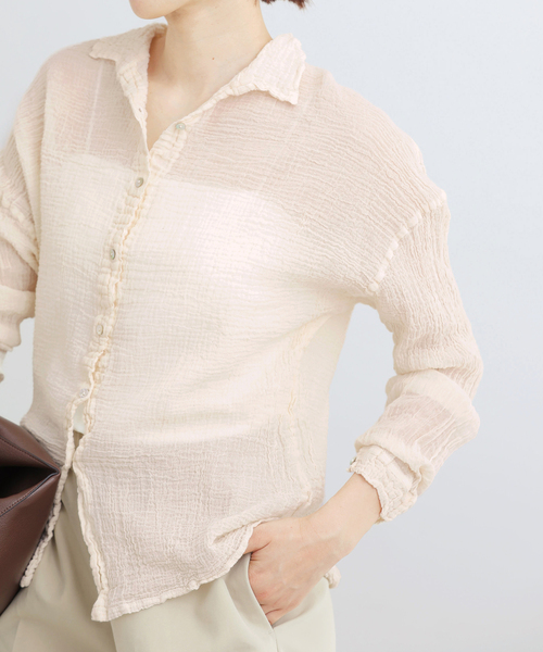 ブラウス シャツ LES ATELIERS FRANCAIS DE CONFECTION Blouse Desert PE26BLDESERTGDCの画像