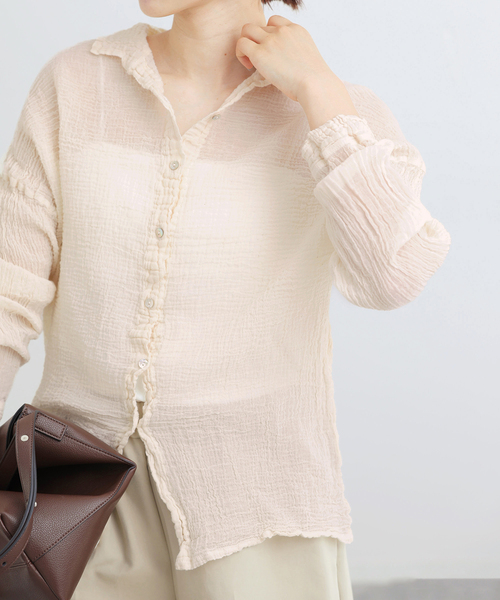 ブラウス シャツ LES ATELIERS FRANCAIS DE CONFECTION Blouse Desert PE26BLDESERTGDCの画像