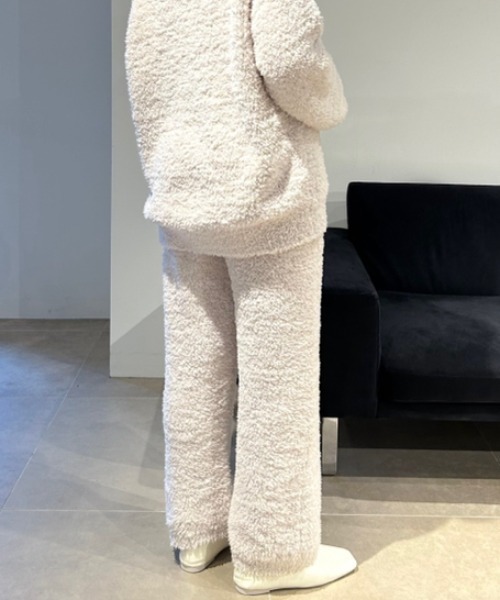 「gelato pique」 イージーパンツ FREE ネイビー レディース_画像2