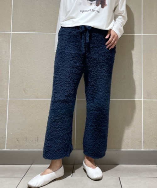 「gelato pique」 イージーパンツ FREE ネイビー レディース_画像3