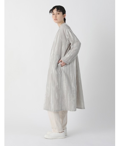 「Plantation」 長袖ワンピース M size ライトグレー レディースの画像