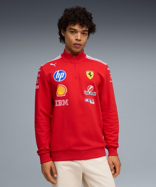 PUMA（プーマ） パーカー ユニセックス フェラーリ レプリカ T7 ハーフ 