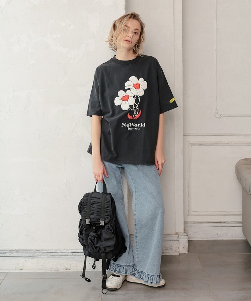 DONOBAN（ドノバン） パンツ フリルヘムデニム レディース : ZOZOTOWN