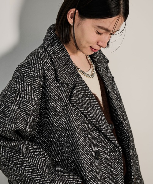 「Shelly island」 テーラードジャケット FREE ブラック レディース_画像3