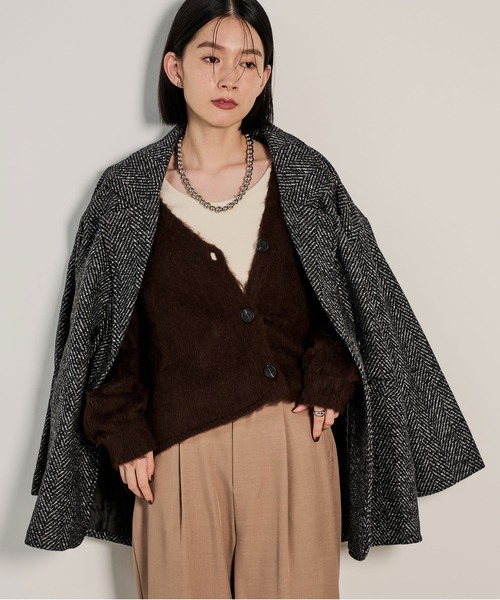 「Shelly island」 テーラードジャケット FREE ブラック レディース_画像6