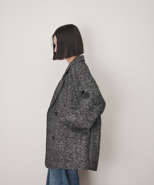 「Shelly island」 テーラードジャケット FREE ブラック レディース_画像7