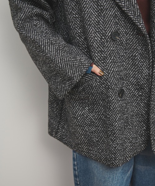 「Shelly island」 テーラードジャケット FREE ブラック レディース_画像9