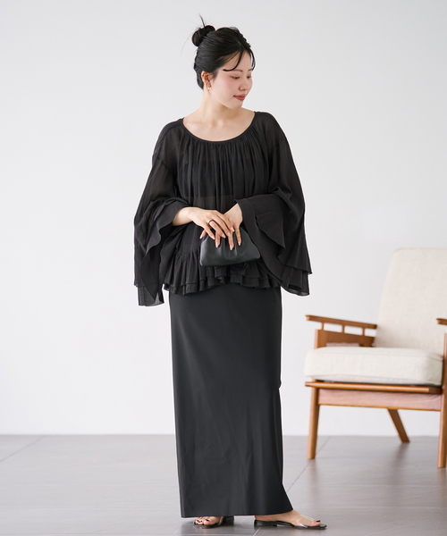 plage（プラージュ） ブラウス シャツ COTTON FRILLS ブラウス 