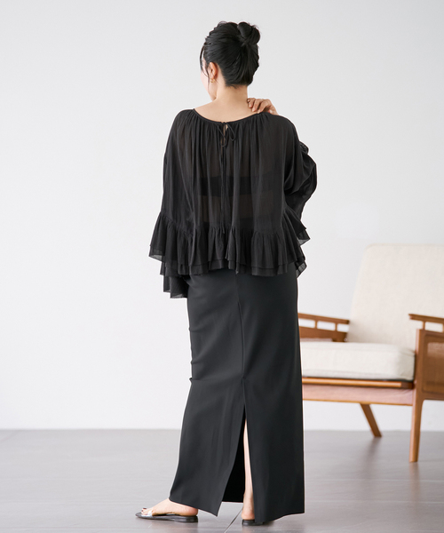 plage（プラージュ） ブラウス シャツ COTTON FRILLS ブラウス
