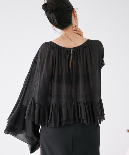 plage（プラージュ） ブラウス シャツ COTTON FRILLS ブラウス