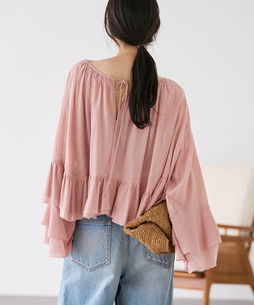 plage（プラージュ） ブラウス シャツ COTTON FRILLS ブラウス