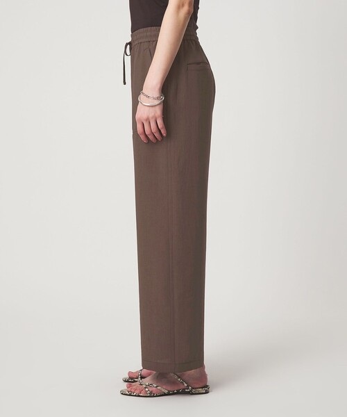 ワイドパンツ パンツ 「size SHORT/TALLあり」ドライクロスパンツ レディースの画像