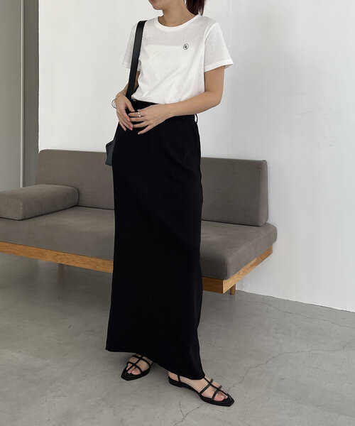 「CAPRICIEUX LE'MAGE」 半袖カットソー MEDIUM ライトグレー レディース_画像7