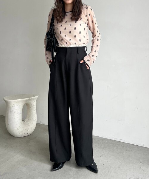 「CAPRICIEUX LE'MAGE」 パンツ 38 ベージュ レディースの画像