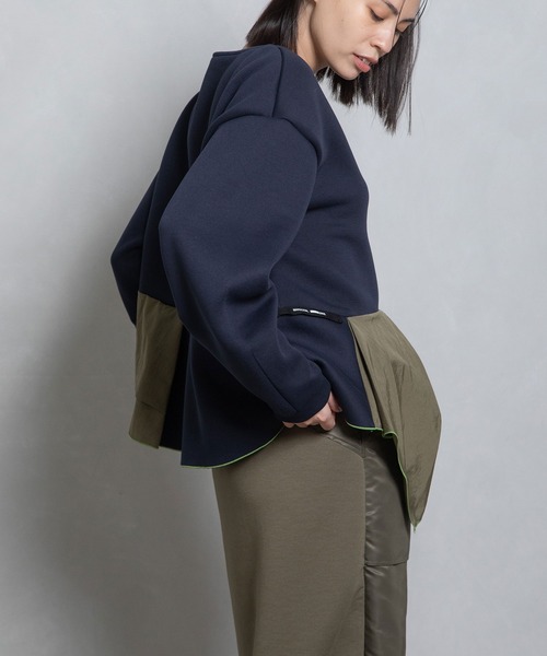 「MARECHAL TERRE」 長袖カットソー MEDIUM ネイビー レディース_画像4