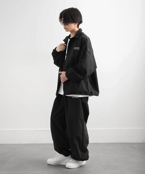 「ZIP FIVE」 ナイロンブルゾン LARGE ブルー メンズ_画像2