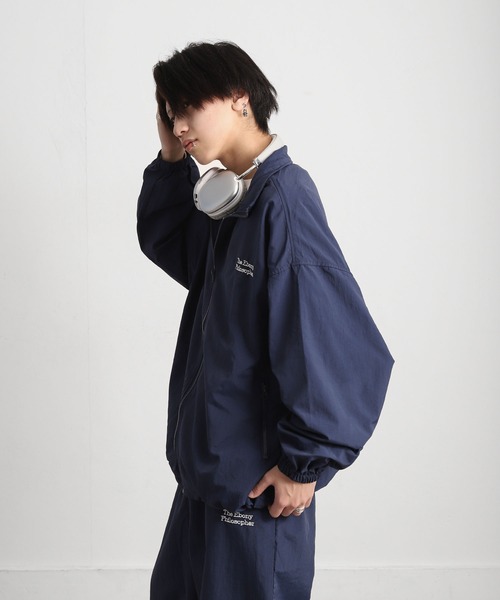「ZIP FIVE」 ナイロンブルゾン LARGE ブルー メンズ_画像4