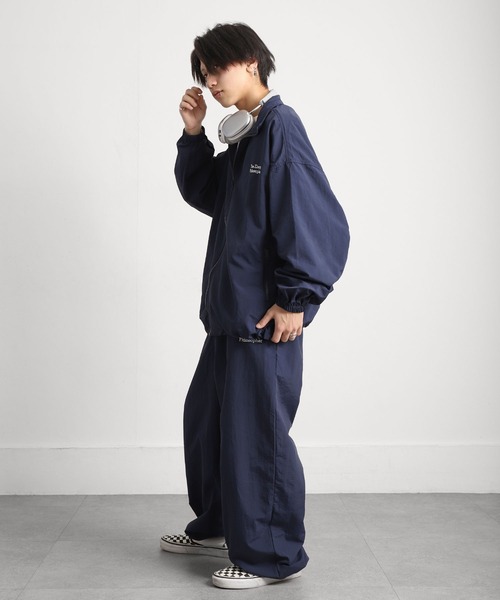 「ZIP FIVE」 ナイロンブルゾン LARGE ブルー メンズ_画像5