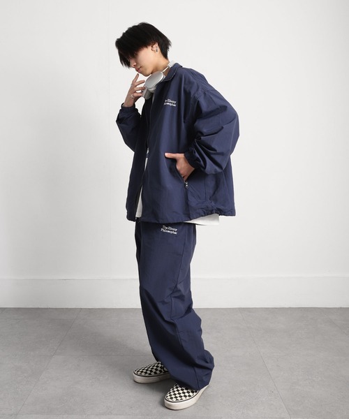 「ZIP FIVE」 ナイロンブルゾン LARGE ブルー メンズ_画像7