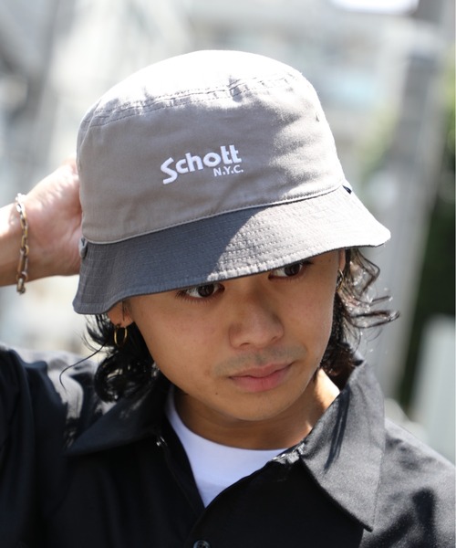 「schott」 ハット FREE ベージュ メンズ_画像6