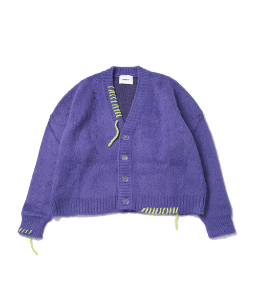 カーディガン 「BONSAI/ボンサイ」MOHAIR KNIT CARDIGAN メンズの画像
