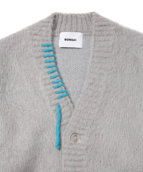 カーディガン 「BONSAI/ボンサイ」MOHAIR KNIT CARDIGAN メンズの画像