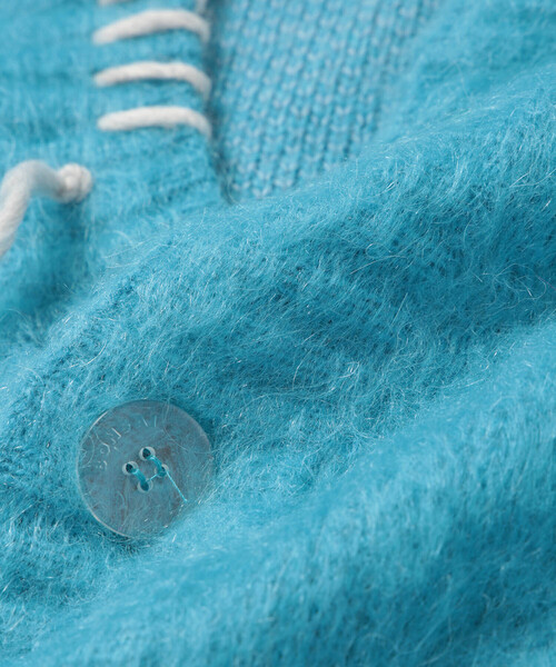 カーディガン 「BONSAI/ボンサイ」MOHAIR KNIT CARDIGAN メンズの画像