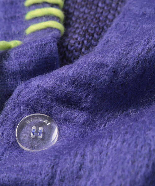 カーディガン 「BONSAI/ボンサイ」MOHAIR KNIT CARDIGAN メンズの画像