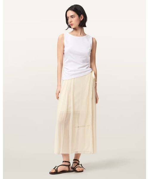 ロング スカート CLOVER WRAP MAXI SKIRT | CLOVER ラップ マキシ