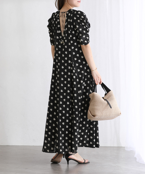 24SS✨極美品✨ヌキテパ コットンドビーフリルカラードレス ワンピース 洗える La TOTALITE（ラ トータリテ） ワンピース 「洗える」ne Quittez pas