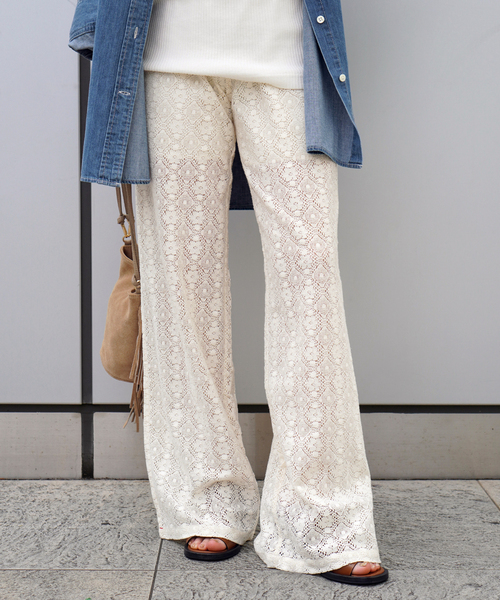 パンツ 「XIRENA/キセレナ」VINTAGE COTTON LACE PANTS レディースの画像