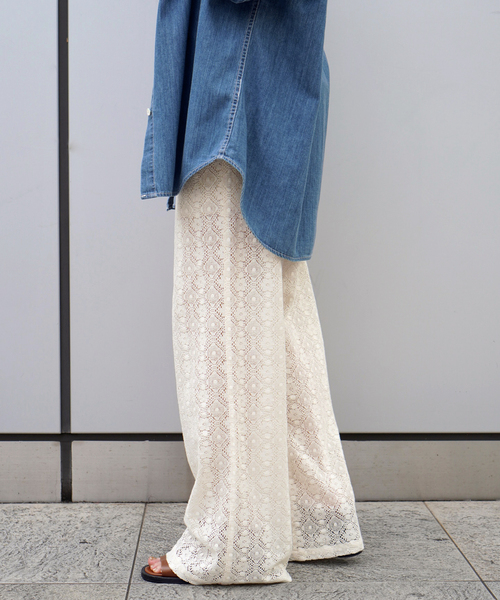 パンツ 「XIRENA/キセレナ」VINTAGE COTTON LACE PANTS レディースの画像