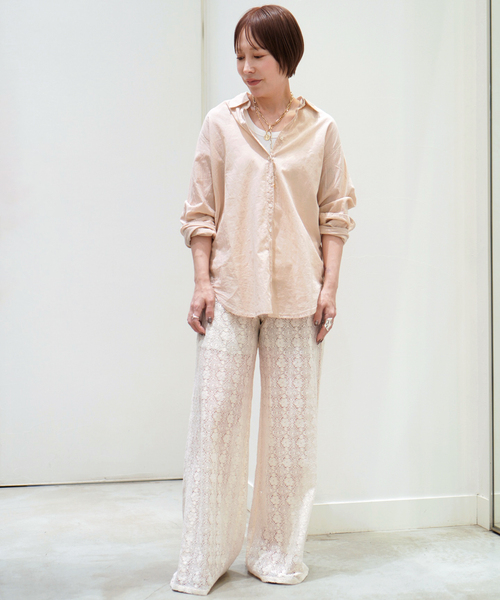 パンツ 「XIRENA/キセレナ」VINTAGE COTTON LACE PANTS レディースの画像