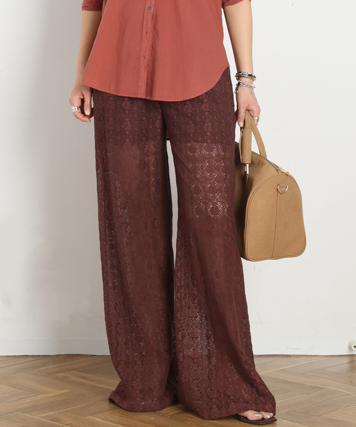 パンツ 「XIRENA/キセレナ」VINTAGE COTTON LACE PANTS レディースの画像