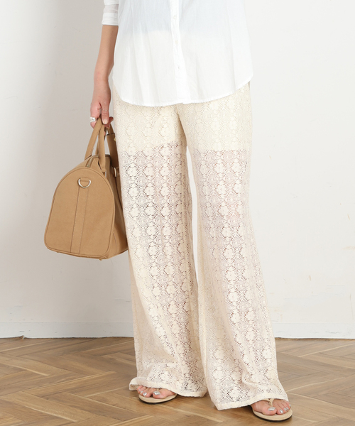 パンツ 「XIRENA/キセレナ」VINTAGE COTTON LACE PANTS レディースの画像